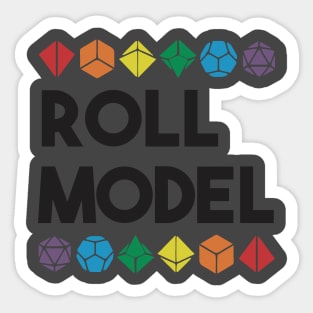 Dice Roll Model Sticker